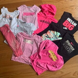 Bundle of 2T-4T girls athletic clothing